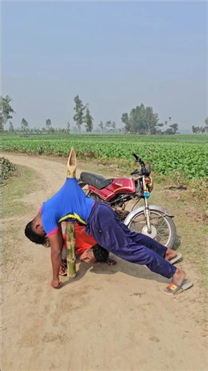 The man on the motorcycle is on the road.#funny #motorcycle