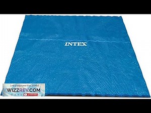 Intex Solar Pool Cover for 18' x 9' Rectangular Frame Outdoor Swimming Review