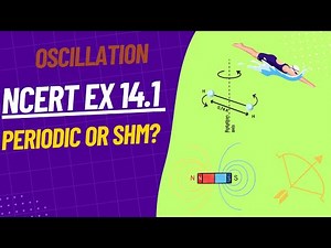 NCERT Class 11 Physics | Oscillations Ex 14.1 | Periodic vs SHM Explained Clearly | JEE NEET