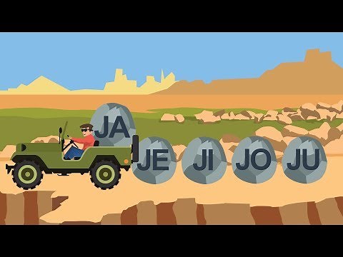 Silabas ja je ji jo ju - Video educativo infantil - Alfabeto e silabas