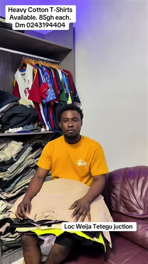Affordable Heavy Cotton T-Shirts for Sale at 85gh