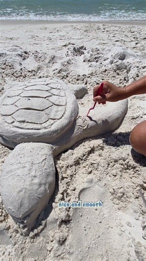 18K views · 234 reactions | Sculpting a sea turtle In the last part of our 101 series, we use our sculpting tools to detail out our turtle soft pack. #howto #sand #sandcastle #tutorial #turtle | Sand Castle University | Facebook