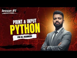 Python Input and Print Function in Hindi | Python for Beginners 2026 (Lesson 1)
