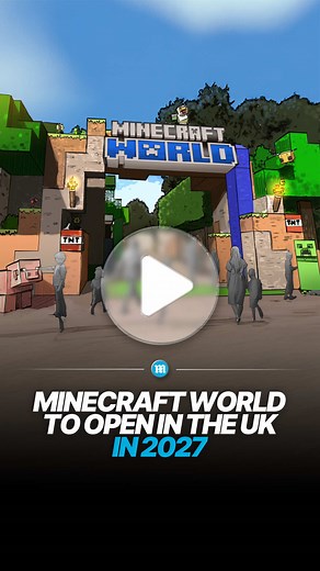 The worlds first Minecraft theme park is coming to London in 2027! 🎢 The project will cost £50 million, and is set to open at Chessington World of Adventures. It’s going to feature its own roller coaster, iconic biomes and shops.
