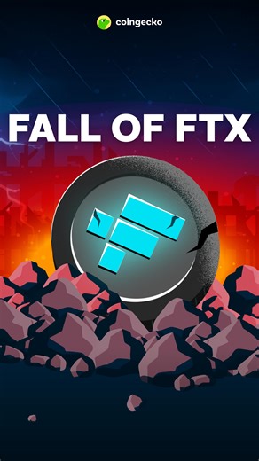 CoinGecko | Cryptocurrency on Instagram: "FTX collapsed from a peak valuation of $32B, marking one of the biggest crashes in crypto history. In today’s video, we recap its rise to success and the key events that led to its downfall. Tap the link in our bio to watch the full video ☝️"
