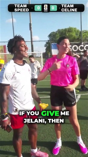 The funniest trade attempt in iShowSpeed vs CelineDept history! ⚽️