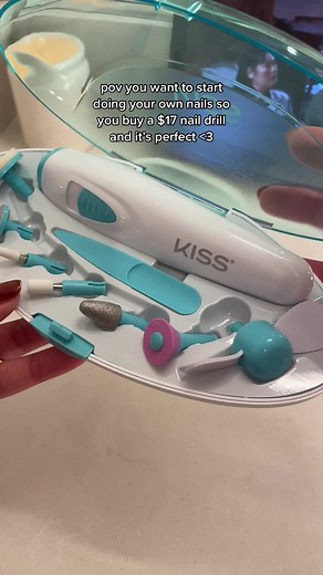 DIY Gel Manicure at Home with Kiss Power File | Nail Drill Review