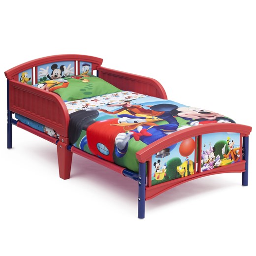 Delta Children Disney Mickey Mouse Plastic Toddler Bed, Multiple Forms - Walmart.com