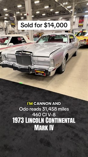1973 Lincoln Continental Mark IV Auction Highlights