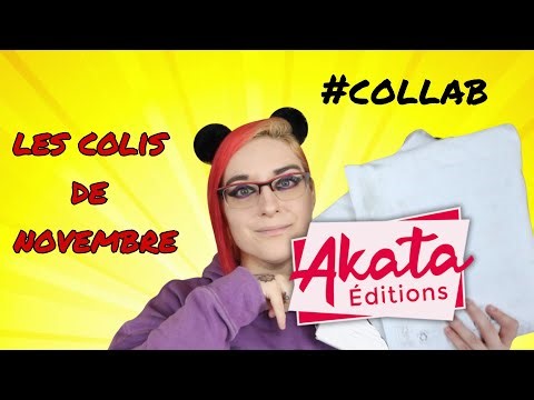 📦 Unboxing de manga - colis collab' avec Akata - Novembre 2025
