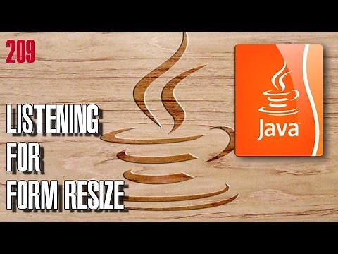 JAVA Resize window event - ComponentListener