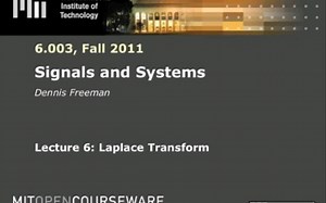 lecture6 Laplace Transform