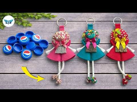 10 Doll Keychains in One Evening! 😍 Adorable DIY 🧵 Easy & Fast!