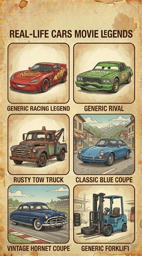 REAL LIFE CARS MOVIE LEGENDS! 😱🏎️ (Part 3) #shorts #edit