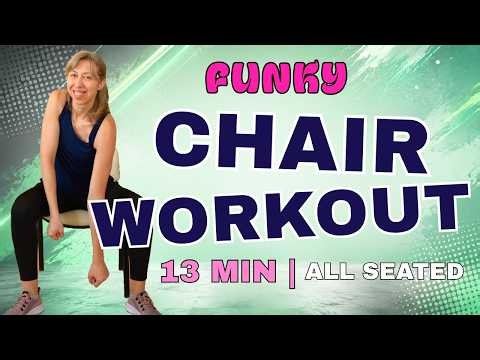 Funky Chair Workout | 13-Min | All Seated | Move, Groove & Have Fun | # 012