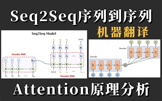 【机器翻译】搭建自己的Seq2seq序列到序列模型！深度学习循环神经网络项目实战必备！——Attention机制、自然语言处理、人工智能