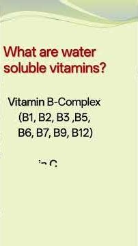 Vitamins in 60 seconds #nutrition #health #medicalshorts #youtubeshorts #viral