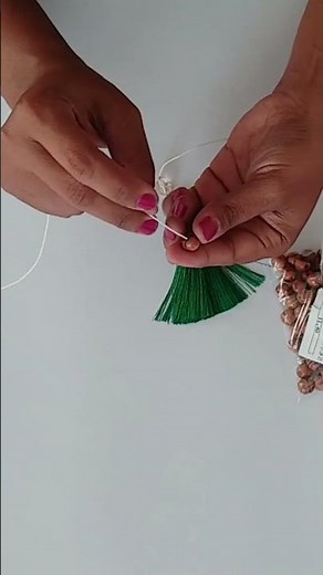 Making my japamala at home