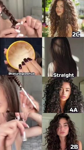 Hair Types Guide 💁‍♀️ Straight, 2B, 2C, 4A Curls | Easy Styling Tips