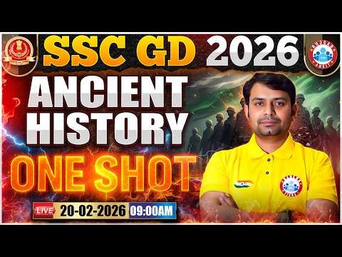 SSC GD History Class 2026 | SSC GD Ancient History Classes | SSC GD History One Shot By Nitin Sir