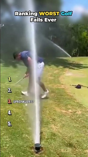 Ranking WORST Golf Fails Ever