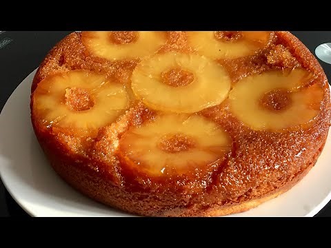 كيكة الأناناس المقلوبه/ طعم لايقاوم 😋/مظبوطه 💯👌🏻Pineapple Cake/delicious👌🏻😋