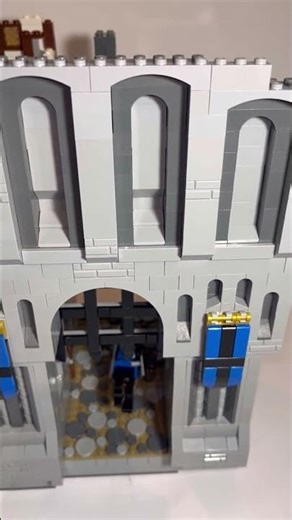 Castle Gate #update video released! #castle #moc #lego #minifigures #beginners #medieval #timelapse