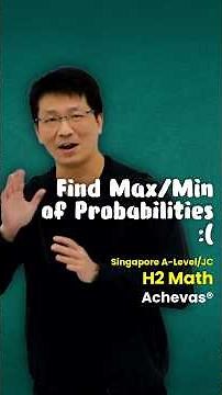 H2 Math Tuition by Achevas #singaporemath #alevels #statistics