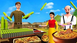 61K views · 3.9K reactions | बांस मटन बिरयानी वाला सफलता - Bamboo Mutton Biryani Success Story 3D Hindi Moral Stories Maa Maa TV #hindistories #Hindikahaniya #moralstories #fairytales #bedtimestories #bamboobiryani | MAA MAA TV - Hindi Kahaniya | Facebook