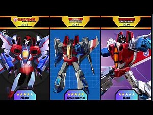 Starscream Evolution in All version and Design Rated by Me #transformers #starscream