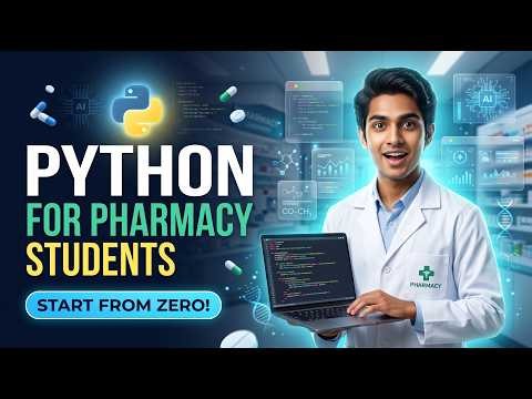 Python Programming for Pharmacy Students | Lecture 1 | Introduction to Python | FY B. Pharm BP101T