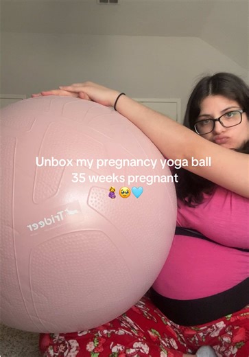 Unboxing My Pregnancy Yoga Ball from Walmart