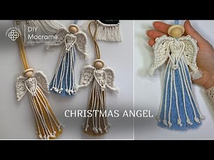 DIY Macrame Angel Tutorial Step by Step | Easy DIY Holiday Decor | New Year's collection 2026