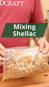 2.4K views · 32 reactions | A 2lb cut of shellac refers to 2 lbs of shellac flakes in a gallon of alcohol, but that's a lot of shellac! Use this ratio instead. | Woodcraft | Facebook