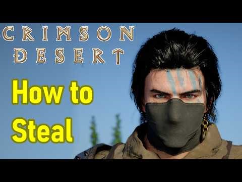 Crimson Desert How to Steal And Pickpocket, Mask Location, thievery stealing guide