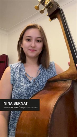22K views · 283 reactions | THOMASTIK-INFELD endorsed artist Nina Bernat already shines with PETER INFELD® strings for double bass! We are happy that they bring her so much joy playing. If you want to give them a try as well, check them out on peterinfeld-strings.com  | Thomastik-Infeld | Facebook