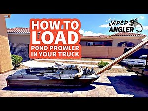 How to Easily Load Your Pond Prowler (or any small boat) into Your Truck!