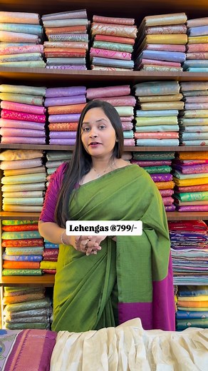 Search Code: HC938 Sale Price: Rs799/- Kalamkari design Dola silk semi stitched lehengas Kalamkari pattern blouse 70-90 cms Dupatta 2.25 to 2.5 mtrs Note: Suitable till Xl size & 5.4’ height only For orders visit our website thehorizoncollections.com | Horizon collections