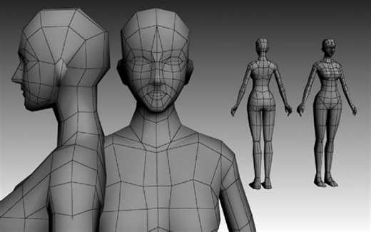 【精】max：女性角色 人物建模零基础教学讲解