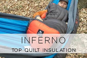 (Now in Stock!) Listen - the snuggle is real! The Inferno Top Quilt gives you a plush Integrated Hood, shaped knee and elbow space, and an enlarged ergonomic footbox - bring on the cold! We'll keep you warm ;) Snuggle more here... https://sierramadreresearch.com/products/inferno-top-quilt Pair it with our Inferno Under Quilt here... https://sierramadreresearch.com/products/inferno-top-quilt | Sierra Madre