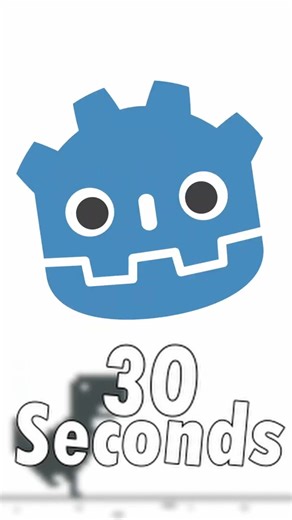 How to make the dino game in godot in 30 seconds