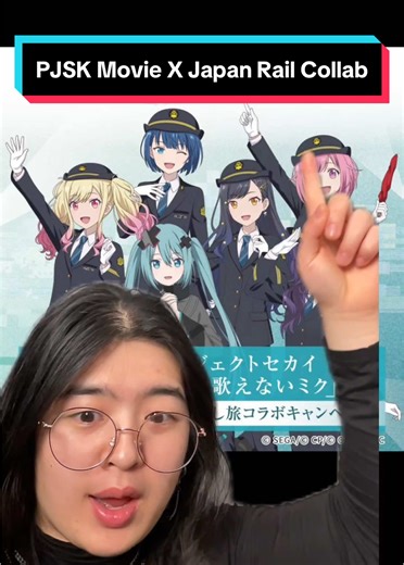 Project Sekai Movie Collaboration with Japan Rail