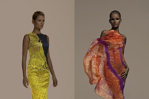 These cool, abstract dress patterns are actually city maps