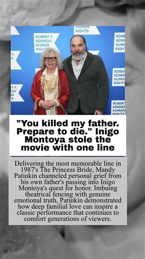 You killed my father. Prepare to die. Inigo Montoya stole the movie with one line