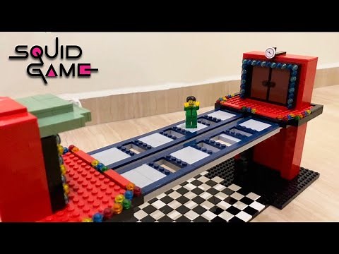 Lego Squid Game Glass Bridge | Working