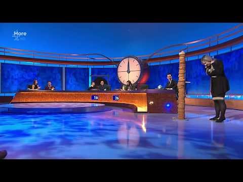 Victoria Coren Mitchell, shoes off for measuring