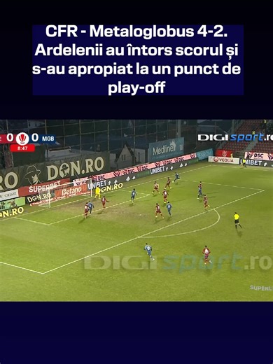 CFR Cluj învinge Metaloglobus în SuperLiga