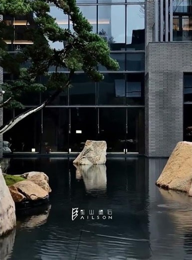 Zen-inspired stone. #stone #granite #naturalstone #stones #construction #stonelaminates