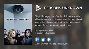 Watch Persons Unknown streaming