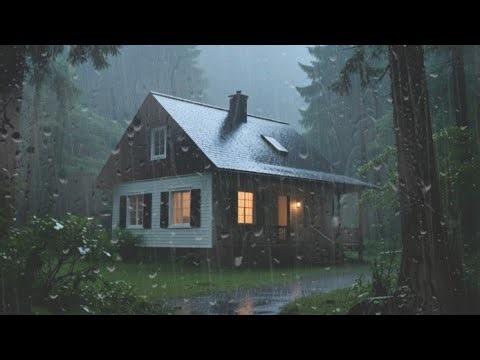 Rain and thunder sounds for sleep | Rain sounds are natural sounds suitable for those of you